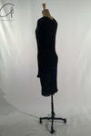 Marc Le Bihan Shoulder Fastest Long -sleeved Dress 2865 Black
